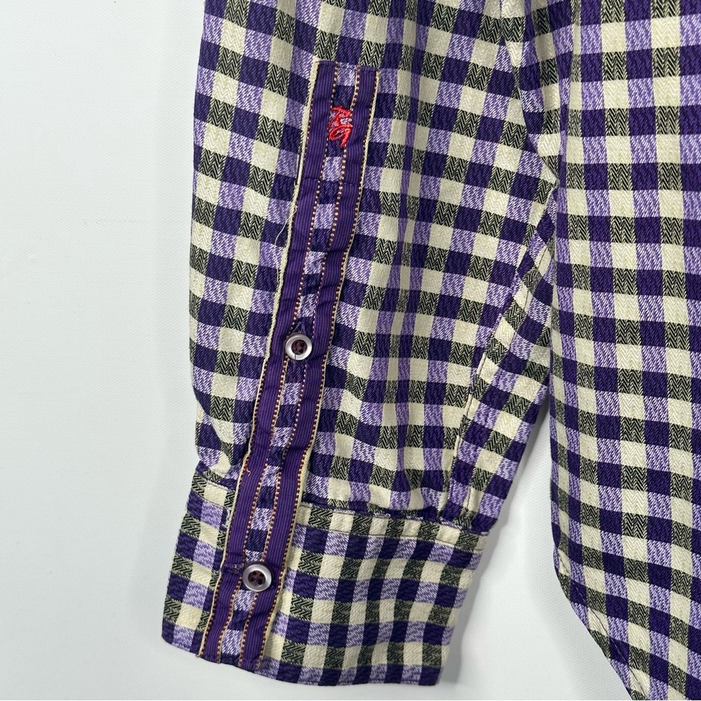 Robert Graham Mens Checkered Button Up Shirt - Picture 3 of 9